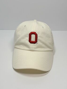 OSU Cream Baseball Cap with Red 'O' Patch